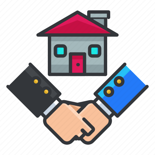 Agreement, estate, handshake, house, real icon - Download on Iconfinder