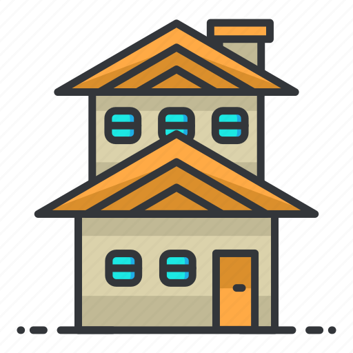 Duplex, estate, house, property, real icon - Download on Iconfinder