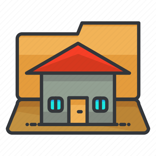 Estate, folder, house, property, real icon - Download on Iconfinder