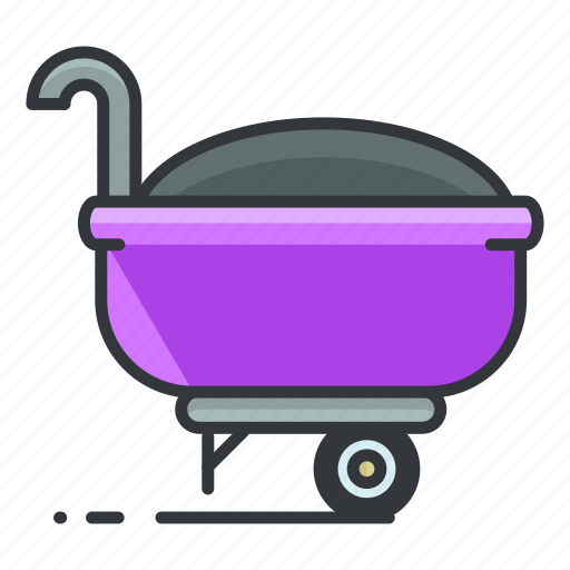 Estate, full, maintenance, real, tool, wheelbarrow icon - Download on Iconfinder