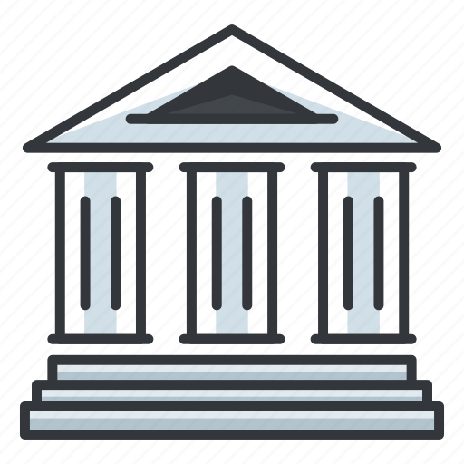 Bank, building, estate, law, real icon - Download on Iconfinder