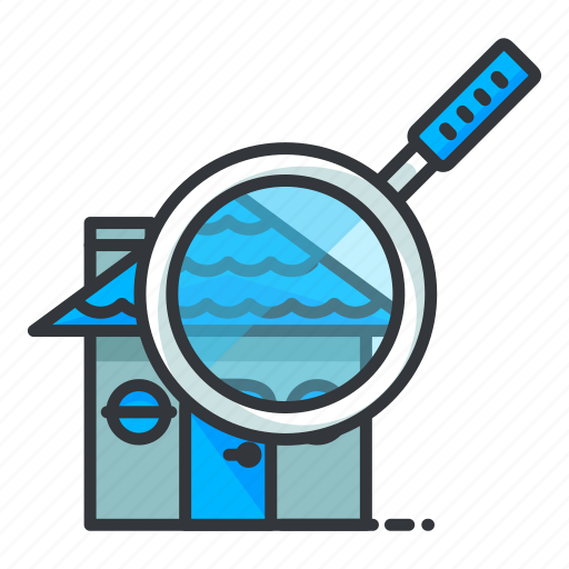Estate, find, magnifier, real, search icon - Download on Iconfinder