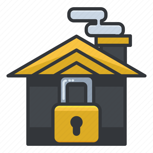 Estate, home, house, locked, real, security icon - Download on Iconfinder