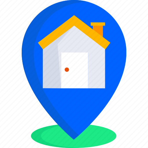 Pin, buy, estate, home, house, housing, real icon - Download on Iconfinder