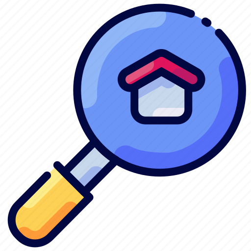 Bukeicon, estate, find, home, house, real icon - Download on Iconfinder