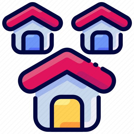 Bukeicon, estate, house, housing, real icon - Download on Iconfinder
