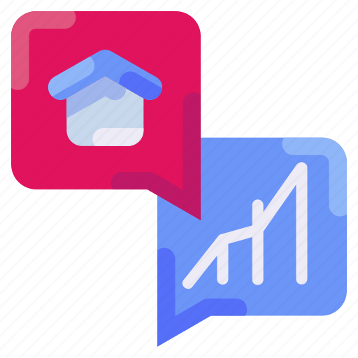 Bukeicon, chart, dialog, estate, finance, real icon - Download on Iconfinder