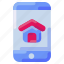app, bukeicon, estate, house, mobile, real 