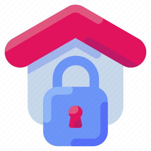 Bukeicon, estate, house, lock, property, real, security icon - Download on Iconfinder