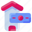 bukeicon, buy, credit, dollar, house, sell 