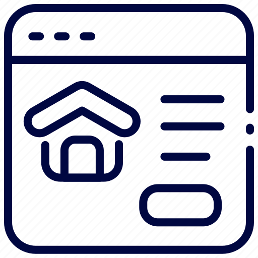 Bukeicon, house, marketplace, online, property, window icon - Download on Iconfinder