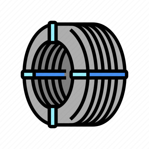 Wire, reinforcement, rebar, construction, threaded, hardened icon - Download on Iconfinder
