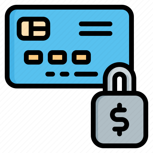 Card, credit, debt, money, crisis, recession, lock icon - Download on Iconfinder