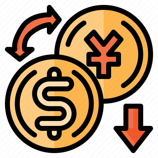 Currency, exchange, financial, money, rate, recession, crisis icon - Download on Iconfinder