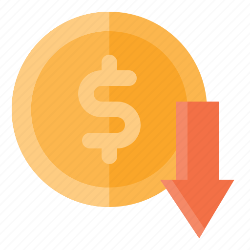 Value, loss, depreciation, money, finance icon - Download on Iconfinder