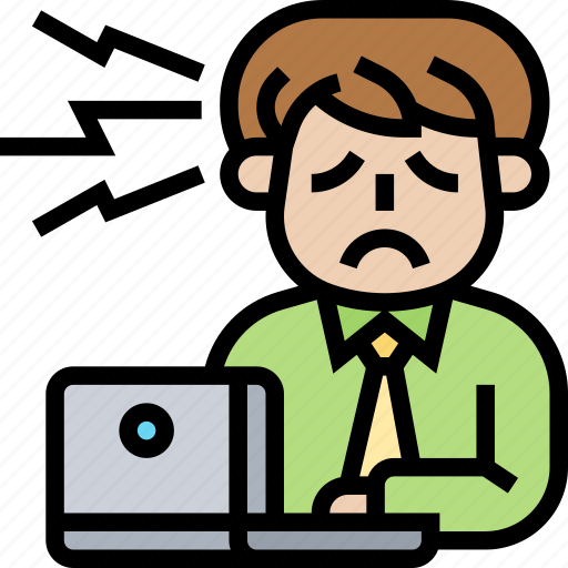 Suffer, business, failure, stress, depression icon - Download on Iconfinder