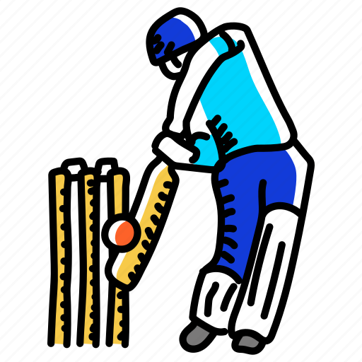 Sport, cricket, playing cricket, cricket player, batsman icon - Download on Iconfinder