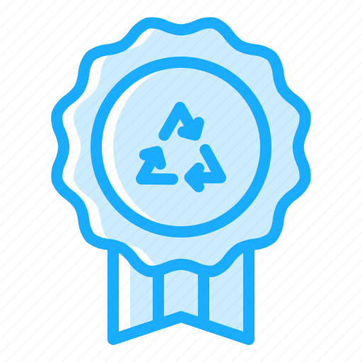 Ecology, badge, green, recycle, recycling icon - Download on Iconfinder