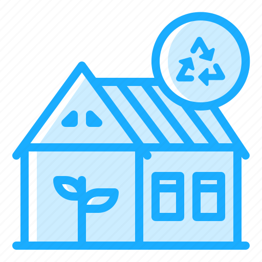 Ecology, eco, house, green, recycle, recycling icon - Download on Iconfinder
