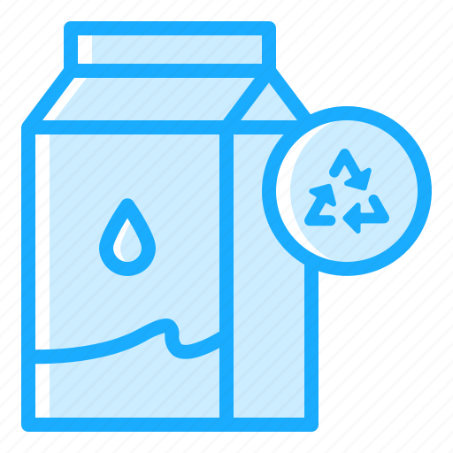 Ecology, milk, box, trash, recycle, recycling icon - Download on Iconfinder