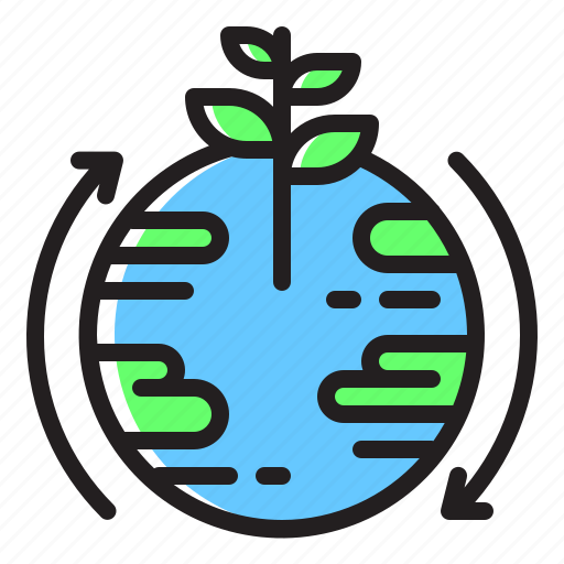 Ecology, green, earth, recycle, recycling icon - Download on Iconfinder
