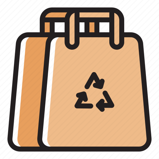 Ecology, paper, bag, trash, recycle, recycling icon - Download on Iconfinder