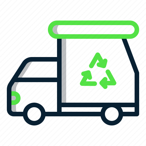 Ecology, garbage, truck, trash, recycle, recycling icon - Download on Iconfinder