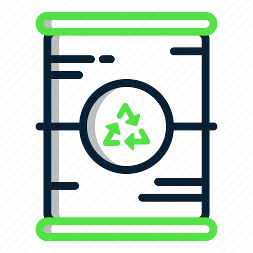 Ecology, iron, trash, oil, barrel, recycle, recycling icon - Download on Iconfinder