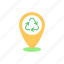 recycling, location, direction, eco 