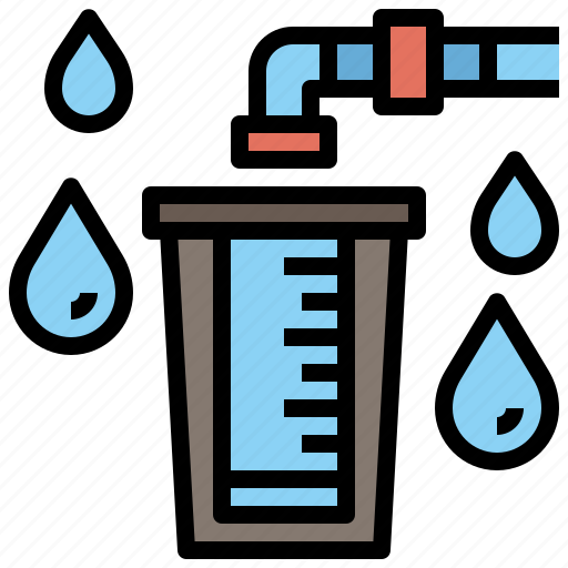 Drop, electronics, filter, flask, funnel, water icon - Download on Iconfinder