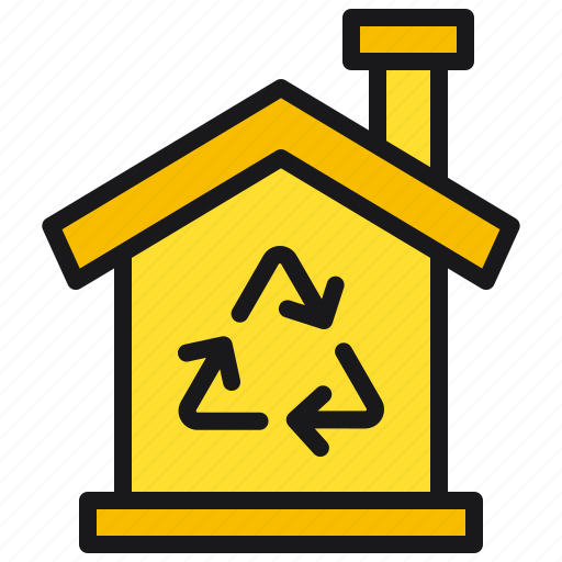 House, ecology, green, recycling, home icon - Download on Iconfinder