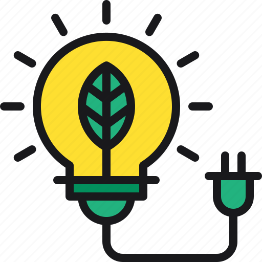 Lamp, ecology, nature, energy, leaf icon - Download on Iconfinder