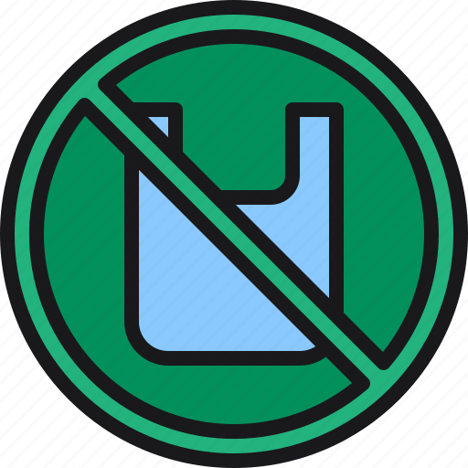 No, eco, plastic, forbidden, bag icon - Download on Iconfinder