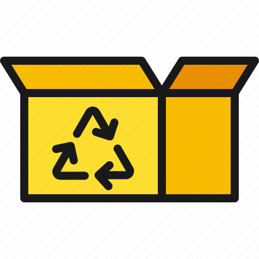 Box, package, delivery, open, recycling icon - Download on Iconfinder