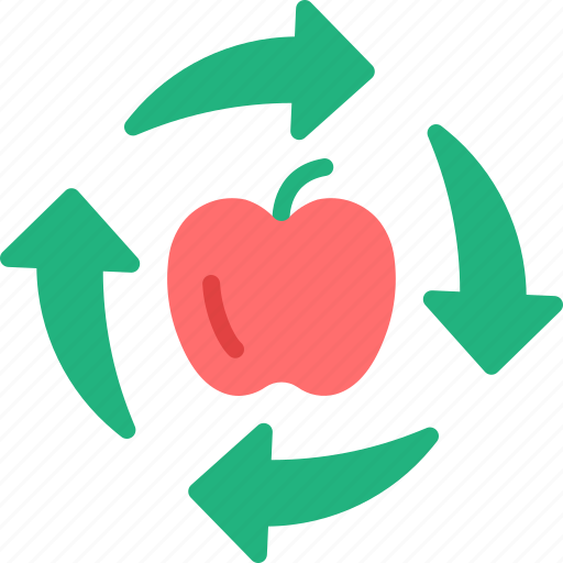 Bio, fruit, health, apple, recycling icon - Download on Iconfinder