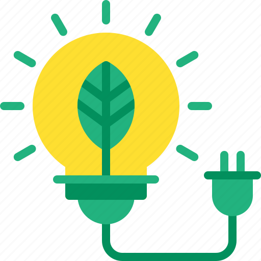 Energy, ecology, leaf, lamp, nature icon - Download on Iconfinder