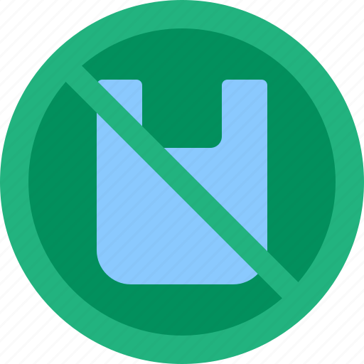 Eco, bag, forbidden, plastic, no icon - Download on Iconfinder