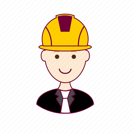 Engenheiro, engineer, job, profession, professional, profissão, red head icon - Download on Iconfinder