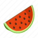 food, fruit, piece, red, vegetable, watermelon