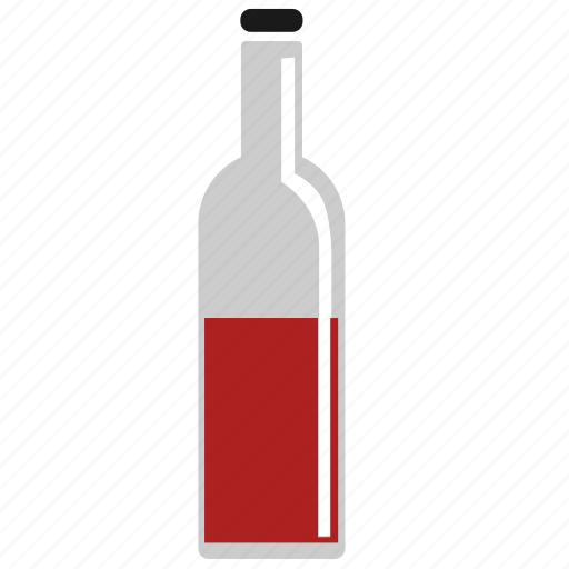 Alcohol, bottle, drink, red, wine icon - Download on Iconfinder