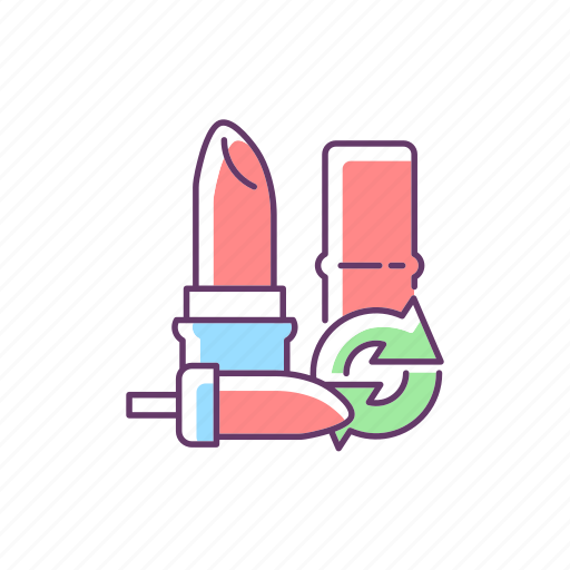 Lipstick, cosmetic, reuse, zero waste icon - Download on Iconfinder