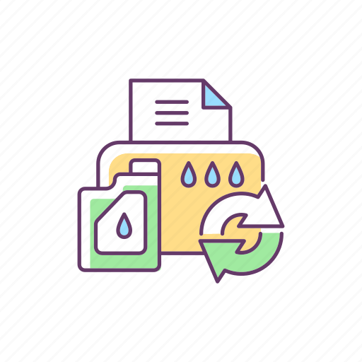Cartridge, refill, recycle, waste icon - Download on Iconfinder