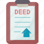 deed, title, house, property, owner 