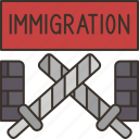 immigration, border, camp, migration, crisis