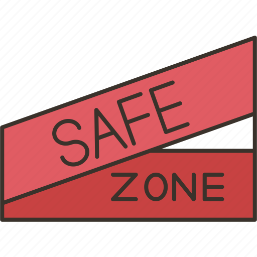 Safe, zone, security, area, label icon - Download on Iconfinder