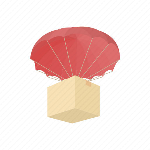Aid, box, cargo, delivery, humanitarian, parachute, transport icon - Download on Iconfinder