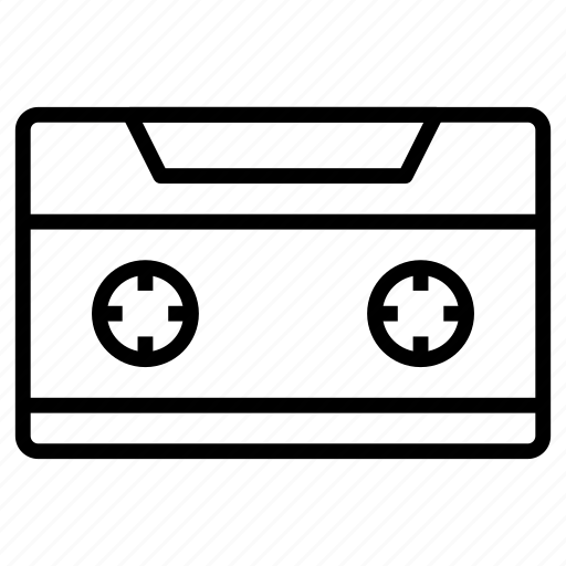 Cassette, tape, electronics, audio icon - Download on Iconfinder