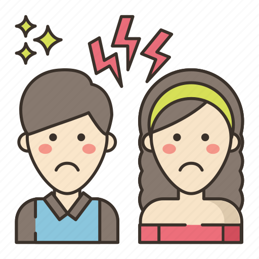 Conflict, relationship, trouble, couple icon - Download on Iconfinder