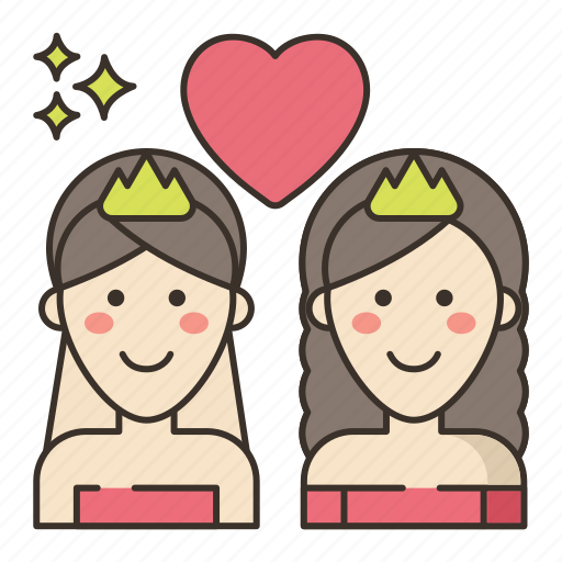 Marriage, lesbian, relationship, love icon - Download on Iconfinder