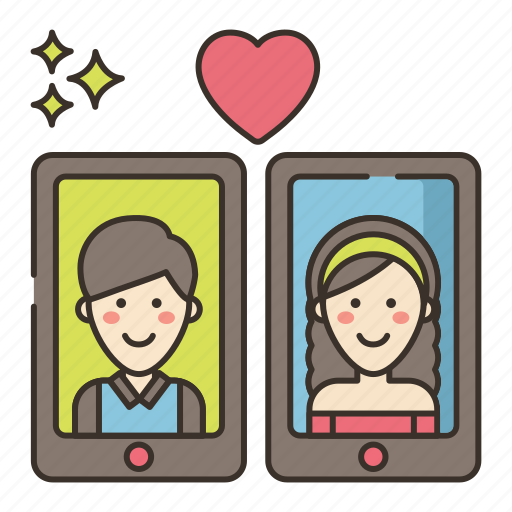 Online, relationship, mobile icon - Download on Iconfinder